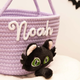Halloween treat bag, Halloween Basket, Halloween Tote, Trick-or-treat basket