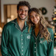 Christmas Satin Pjs Set for Family,Matching Christmas Pjs Shirt Long Set