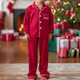 Christmas Satin Pjs Set for Family,Matching Christmas Pjs Shirt Long Set