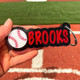 Custom backpack keychains, football accessories, gym bag tags, team spirit tags