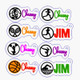 Custom backpack keychains, football accessories, gym bag tags, team spirit tags