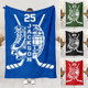Personalized Hockey Blanket with Name and Number