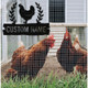 Personalized Chicken Coop Sign Name