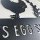 Personalized Chicken Coop Sign Name