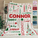 Personalized Christmas Blanket | Custom Name Throw Blanket