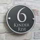 Custom Address Plaque - Modern House Number Sign