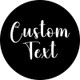 Custom Cursive Font Car Emblem - Custom Colors-Custom Size