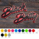 Custom Cursive Font Car Emblem - Custom Colors-Custom Size