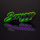 Custom Cursive Font Car Emblem - Custom Colors-Custom Size