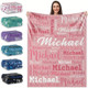 Personalized & Customizable Name Blanket