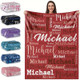Personalized & Customizable Name Blanket