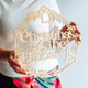 Personalised Christmas Wreath Sign