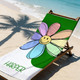 Personalized Brilliant Sun Beach Towel,Custom Name Pool Towel for Girls