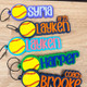 Personalized Softball Keychain | Backpack Tags, Bag Tag, Kid's Name Tags