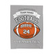 Personalized Football Blanket, American Football Boy Name Blanket