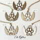 Personalized Pet Paw Ornament | Pet Angel Paw Ornament | Pet Memorial Ornament