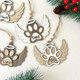 Personalized Pet Paw Ornament | Pet Angel Paw Ornament | Pet Memorial Ornament