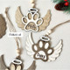 Personalized Pet Paw Ornament | Pet Angel Paw Ornament | Pet Memorial Ornament