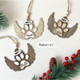 Personalized Pet Paw Ornament | Pet Angel Paw Ornament | Pet Memorial Ornament