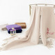 Personalized Super Soft Warm Scarf with Embroidered Birth Flower and Text Fashion Accessory