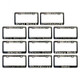 GoPlates Personalized Heavy Duty License Plate Frame | Laser Engraved