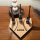 Baseball Or Softball Home Plate Ring Frame, Engraved