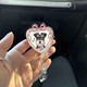 Custom Dog Portrait Badge Reel, Pet Portrait From Photo Gift, Pet Memorial Gift