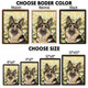 Personalized Pet Memorial Frame With Collar Holder, 3D Memorial Pet Floral Collar Holder Sign