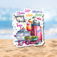 Personalized Suitcase Magnet Cruise Trip Keepsake Custom Name Ship Name Travel Gift