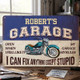 Personalized I Can Fix Anything Except Stupid Vintage Garage Metal Sign