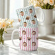 Custom Baby Photo Retro Mug, Best Dad Ever Personalized Father's Day Gift