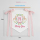 Custom Baby Banner  Welcome Baby , Baby Shower Wreath