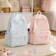Personalized Embroidered Kids Backpack, Personalized Name Double Shoulder Bag