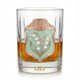 Personalized Birth Flower Whiskey Glass