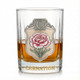 Personalized Birth Flower Whiskey Glass