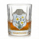 Personalized Birth Flower Whiskey Glass