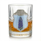Personalized Birth Flower Whiskey Glass