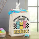 Easter Bunny Gift Bag for Kids, Custom Easter Egg Hunt Bag