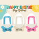 Easter Bunny Gift Bag for Kids, Custom Easter Egg Hunt Bag