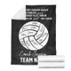 Personalized Volleyball Coach Blanket, Custom Name Soft Cozy Sherpa Fleece Throw Blankets