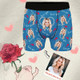 Custom Photo Print Boxer Briefs, High-Elastic Polyester