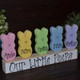 Personalized Easter Bunny Block - Chunky Easter Bunny