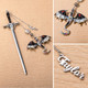 Personalized Dragon Sword Bead Star Fantasy Bookmark
