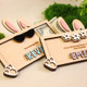 Personalized Name Bunny Money Holder, Wooden Easter Cash Holder Gift for Kids