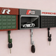 Mini Garage Key Holder: Toy Car Display with Hidden Compartment