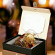 Cheers with Legendary Man - Personalized Golden 3D Badge Personalized Wood Whiskey Dispenser