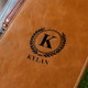 Leather Golf Scorecard Holder Yardage Book Cover