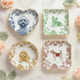 Custom Pet Portrait Jewelry Dish: Toile De Jouy Ceramic Trinket Dish