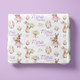 Girl Bunny Blanket, Easter Floral Baby Blanket, Easter Swaddle