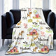 Personalized Text Customization, Animal Farm Print Blanket